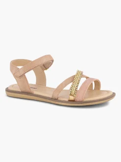 Junior Girl Sandal With Metallic Detail