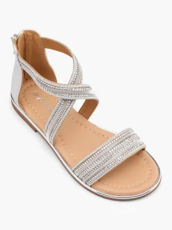 Junior Girl Sparkly Gladiator Sandal