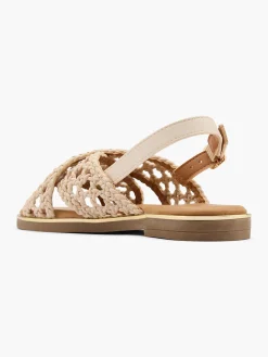 Junior Girl Woven Cross Sandal