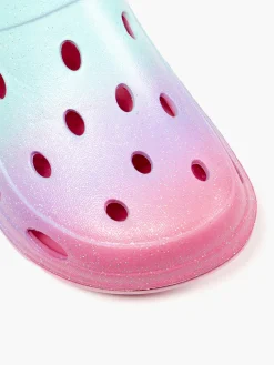 Junior Girls Glitter Clogs