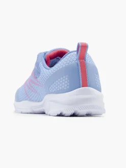 Junior Girls Lilac/Fuschia Velcro Trainers