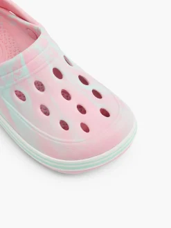 Junior Girls Marble Clogs