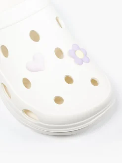 Junior Girls Neutral Clogs