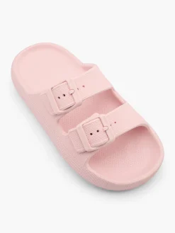 Junior Girls Pink EVA Slides
