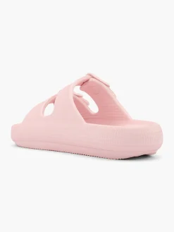 Junior Girls Pink EVA Slides