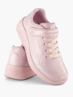 Junior Girls Pink Metallic Skechers Trainers