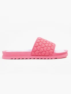 Junior Girls Pink Slides