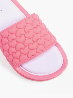 Junior Girls Pink Slides