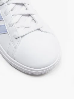 Junior Girls White/Blue Dawn Grand Court 2.0 EL K Trainers