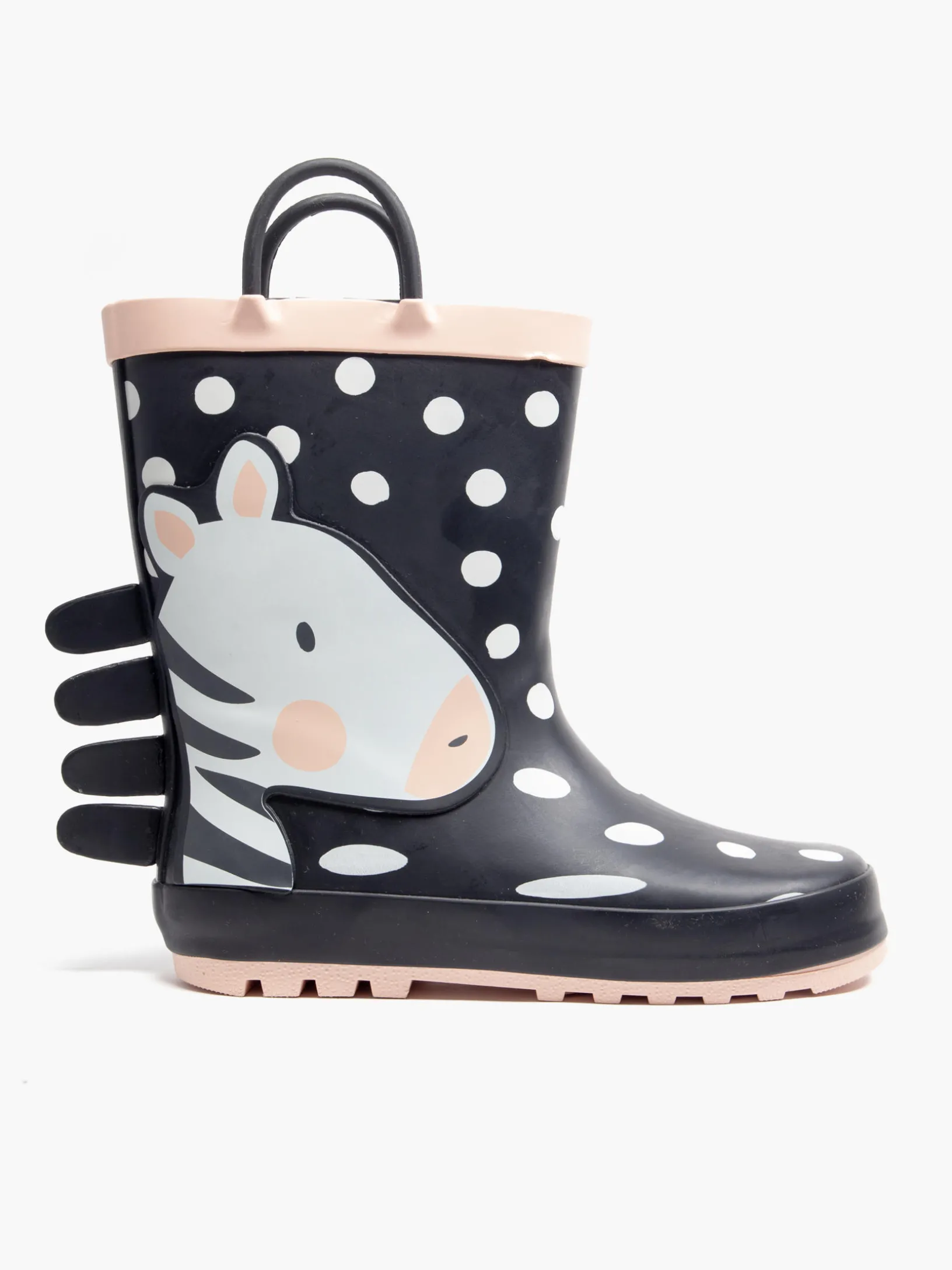 Junior Girls Zebra Wellies