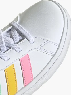 Junior Grand Court 2.0 White/Pink Trainers