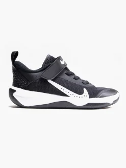 Junior Nike Black/White Omni Trainers