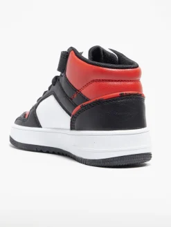 Junior Rebound 2.0 Mid Black/Red Trainers