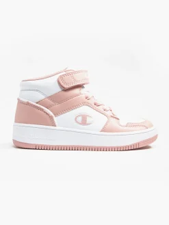 Junior Rebound 2.0 Mid White/Pink Trainers