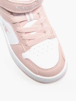 Junior Rebound 2.0 Mid White/Pink Trainers