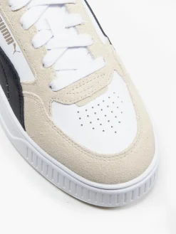 Karmen Rebelle Suede White/Black/Beige Trainers