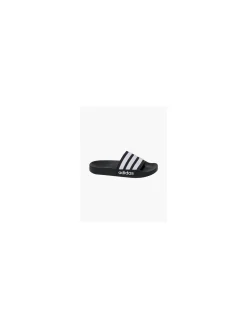 Ladies Adidas Adilette Black/ White Shower Slides