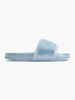 Ladies Bench Blue Slides