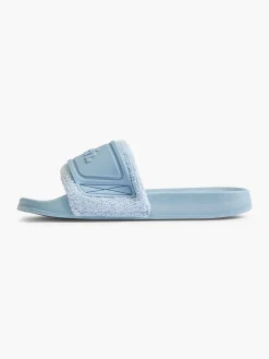Ladies Bench Blue Slides