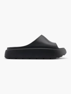 Ladies Black EVA Sliders