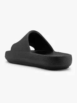 Ladies Black EVA Slides