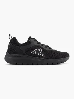 Ladies Black Kappa Trainers