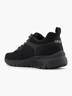 Ladies Black Kappa Trainers