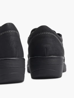 Ladies Black Slip On Comfort Shoes