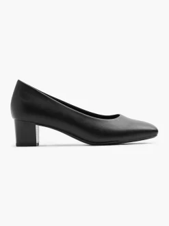 Ladies Black Slip On Comfort Shoes