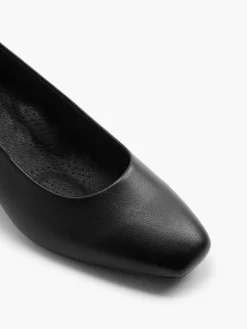 Ladies Black Slip On Comfort Shoes