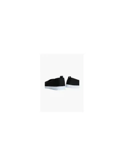 Ladies Blue Fin Black Slip-on Shoes