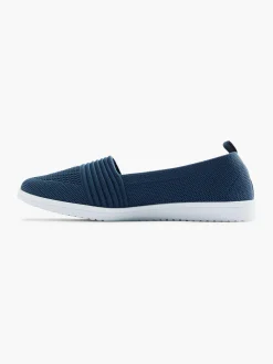 Ladies Blue Slip-on Shoes