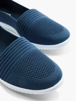 Ladies Blue Slip-on Shoes