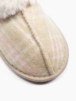 Ladies Checkered Full Slippers