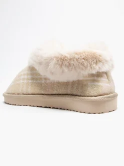 Ladies Checkered Full Slippers