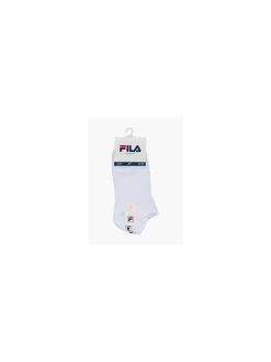 Ladies Fila 3 Pack White Trainer Sports Socks (35-38)