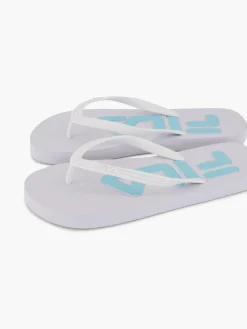 Ladies Fila White Flip-flops