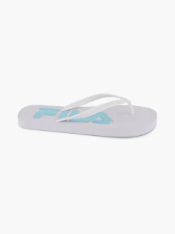 Ladies Fila White Flip-flops