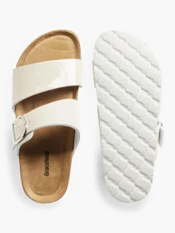 Ladies Graceland Cream Footbed