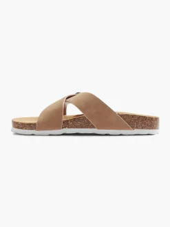 Ladies Graceland Tan Footbed Sandals