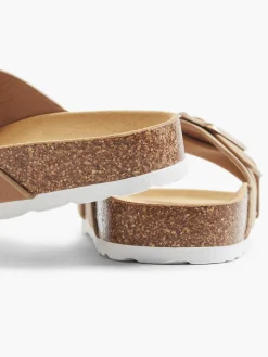 Ladies Graceland Tan Footbed Sandals