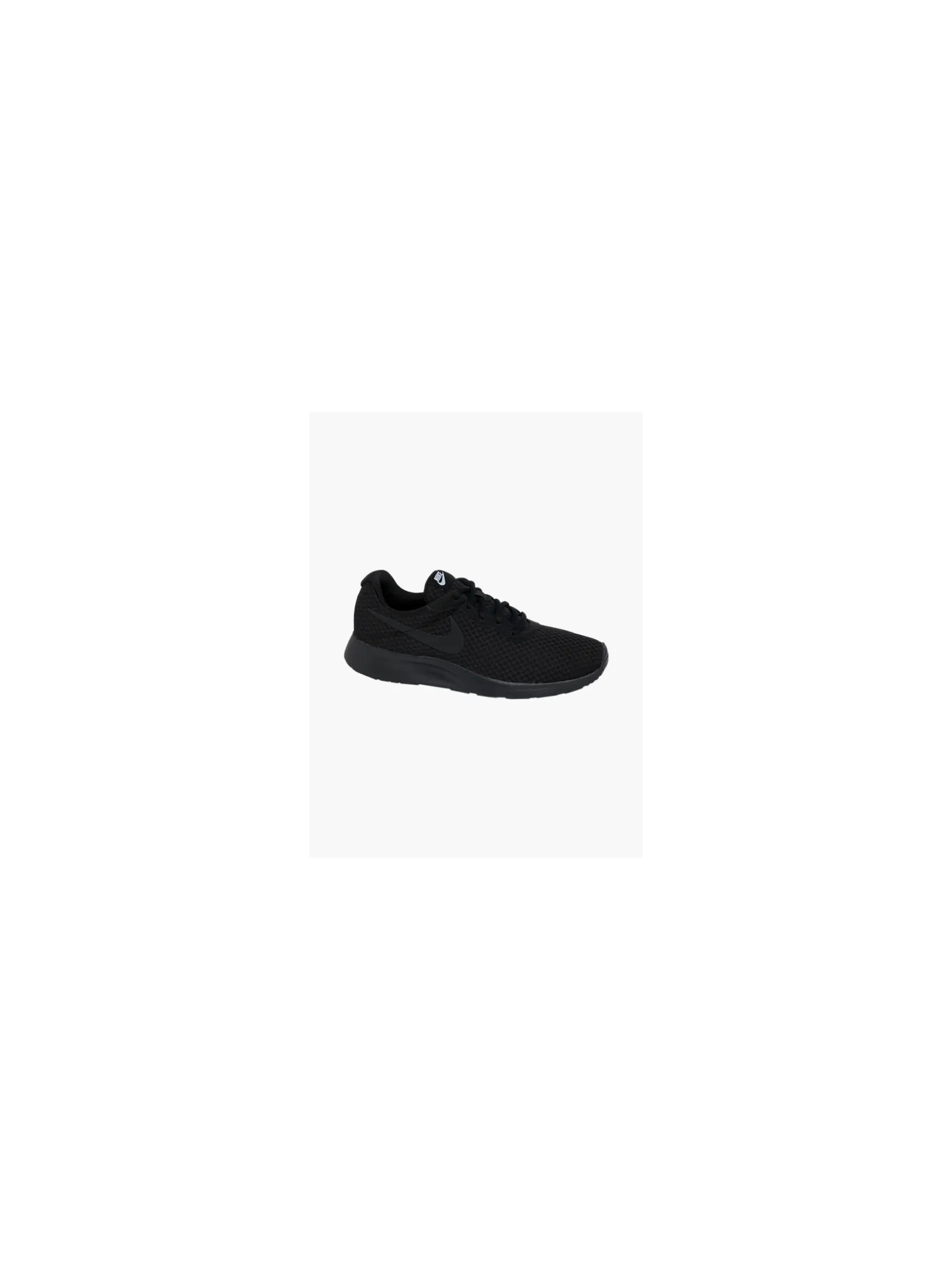 Ladies Nike Tanjun Black Lace-up Trainers