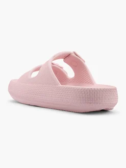 Ladies Pink Eva Slides