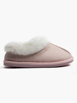 Ladies Pink Full Slippers