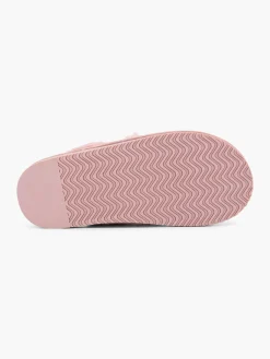 Ladies Pink Mule Slippers