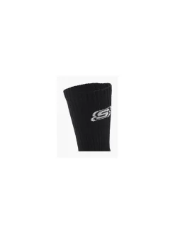 LADIES SKECHERS BLACK SOCKS