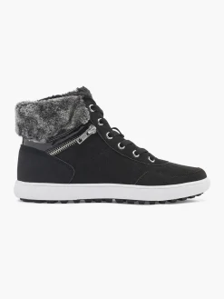 Ladies VTY Black Mid-cut Trainers