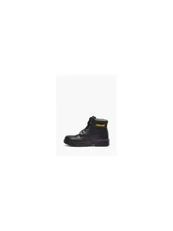 Landrover Black Leather Lace-up Safety Boot