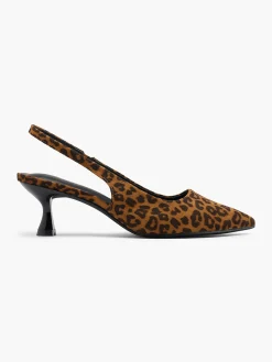 Leopard Print Kitten Heels