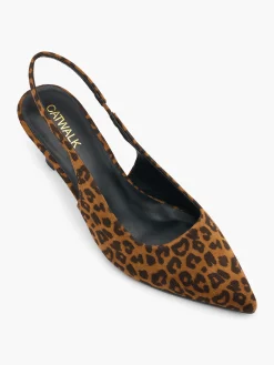 Leopard Print Kitten Heels